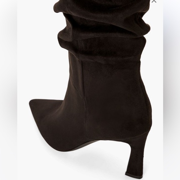 JustFab Robin Slouch Stiletto Boot Black Size 9.5 NEVER WORN - Picture 4 of 6